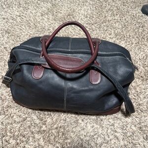 Latico Black and Brown Men's Bag